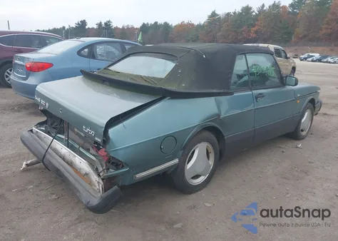 1991 Saab 900 Se из США, поврежденный, VIN YS3AL75L0M7020441